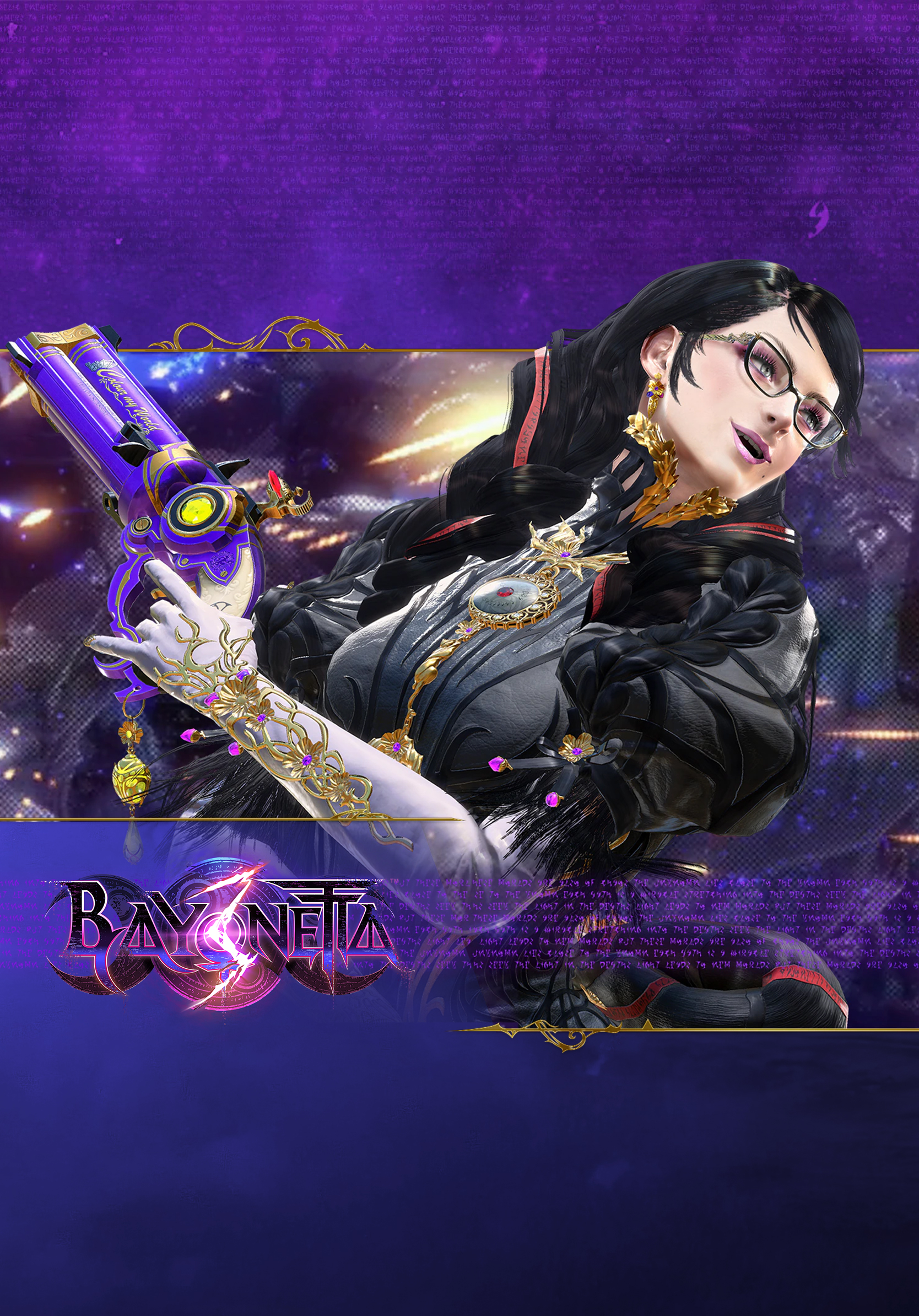 1668x2388  Bayonetta 3 Bayonetta обои - кошка с монокль