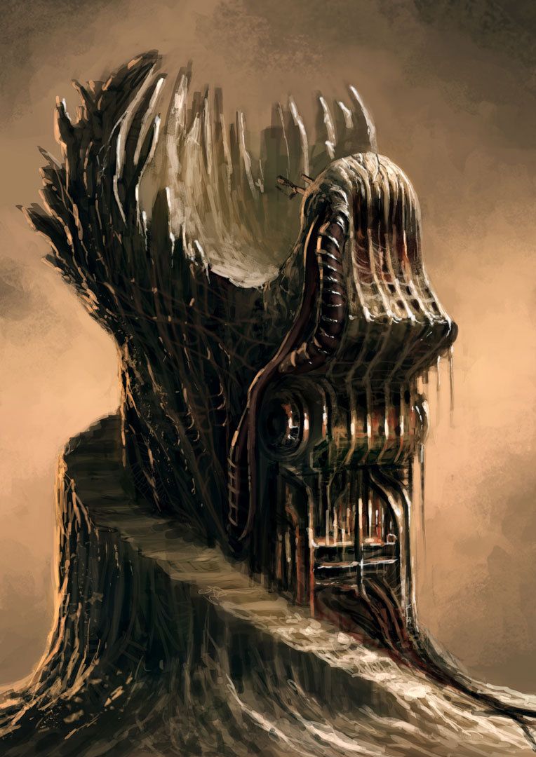 764x1080  Презрение, Милан Томич | Ужасное искусство, мрачное искусство, гигерское искусство