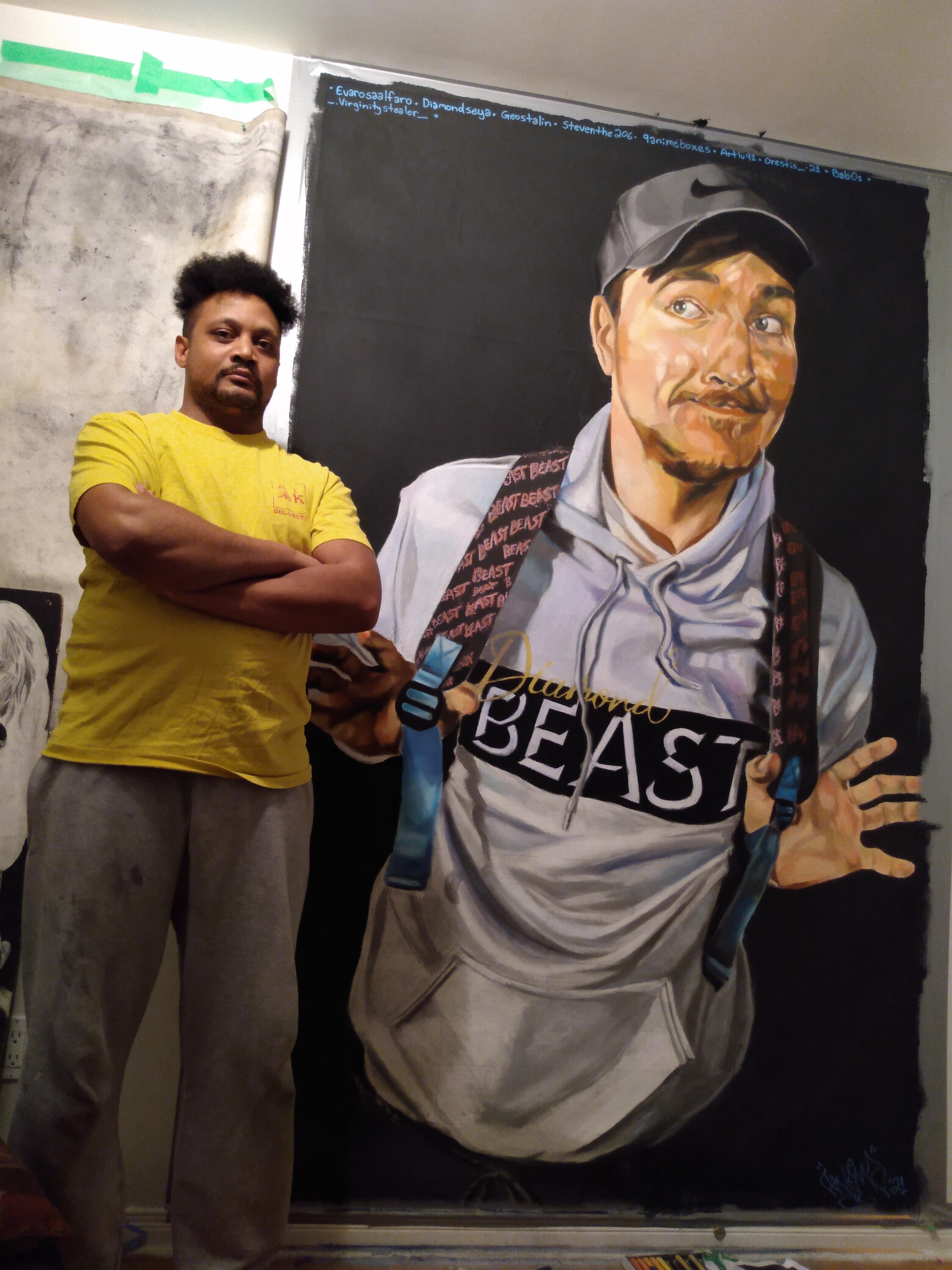 3120x4160  Крупнейшее в мире фанатское искусство Mrbeast? Может ..: r/mrbeast