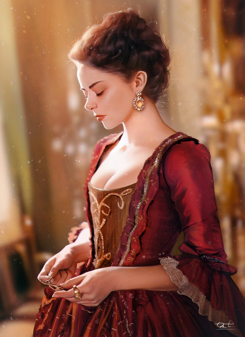 800x1100  Фото Актриса Марина Александрова из Екатерининского сериала в алом платье,  by razaras