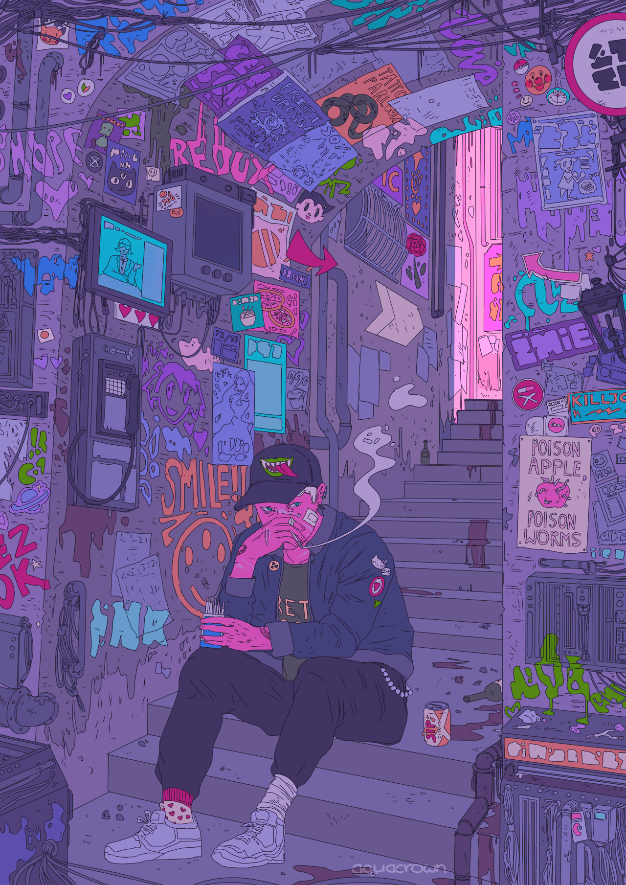 1280x1809  Эстетические художественные обои на обои