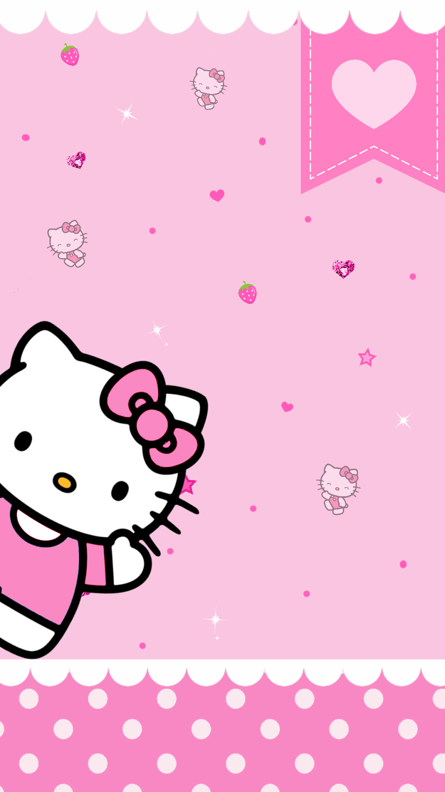 900x1600  Hello Kitty обои на обои.