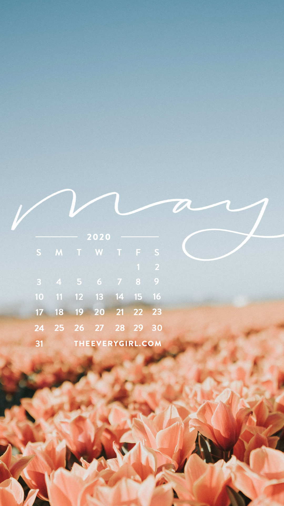 1080x1920  Бесплатные, загружаемые технологические фоны на май 2020 года! - everygirl