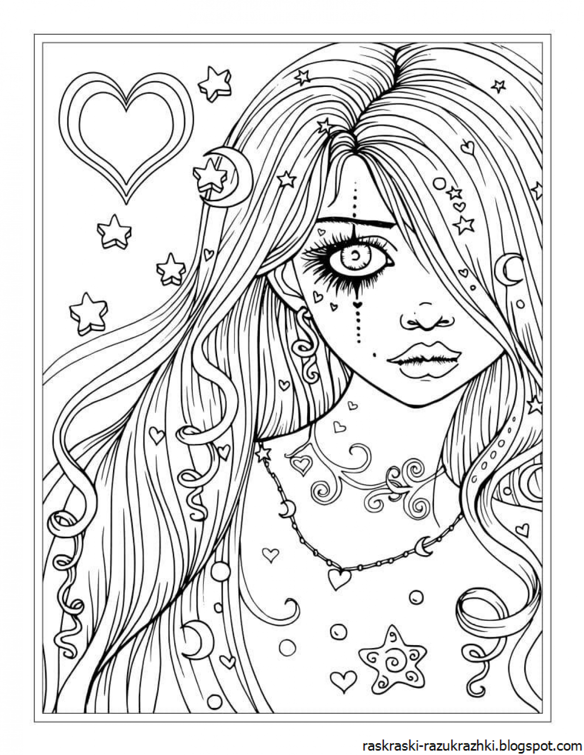 1200x1553  Раскраски Для 11 лет для девочек сложные (37 шт.) - скачать или распечатать  бесплатно #21849