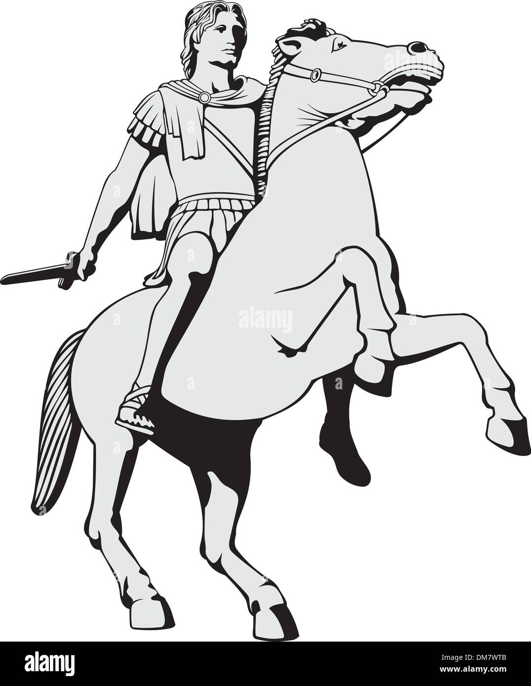 1076x1390  Александр великий фондовый вектор изображение \ U0026 Art - Alamy
