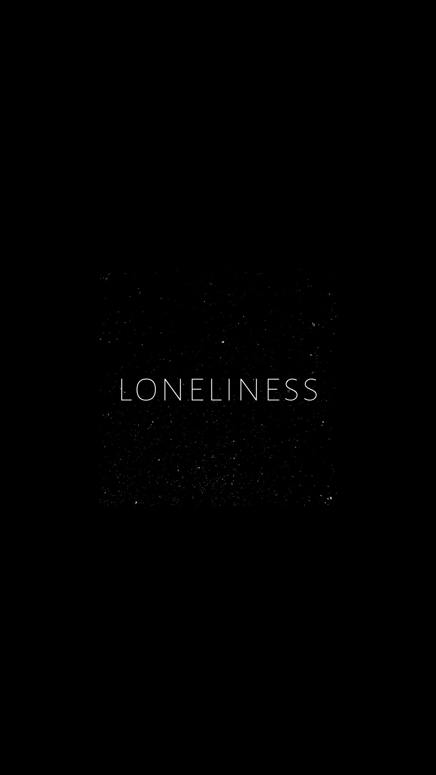 1440x2560  Обои на телефон одиночество, одинокий, надпись, минимализм - скачать  бесплатно в высоком качестве из категории \