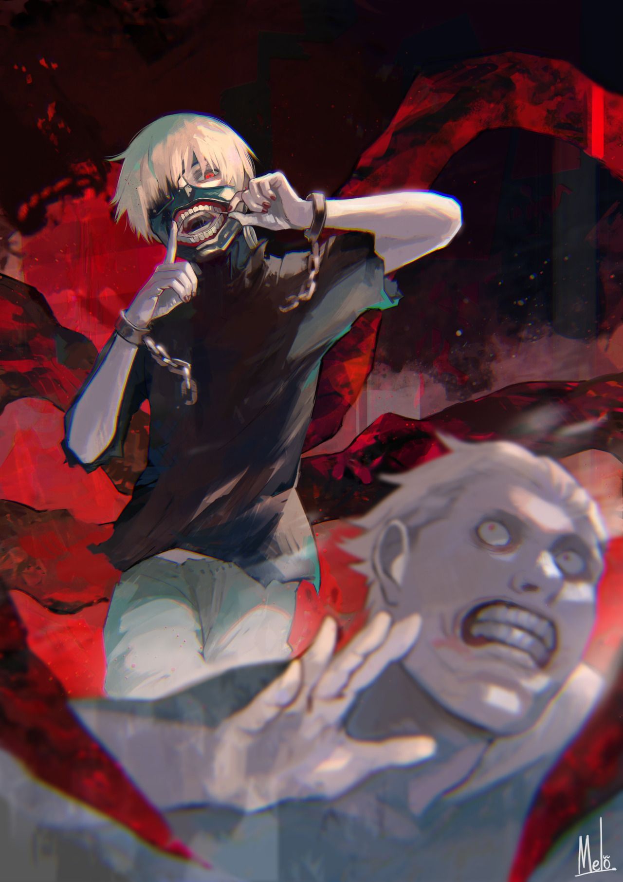 1280x1811  1000-7 - мелодия |東京 喰 トーキョーグール の 壁紙, 金木研 イラスト, 石田 スイ イラスト イラスト