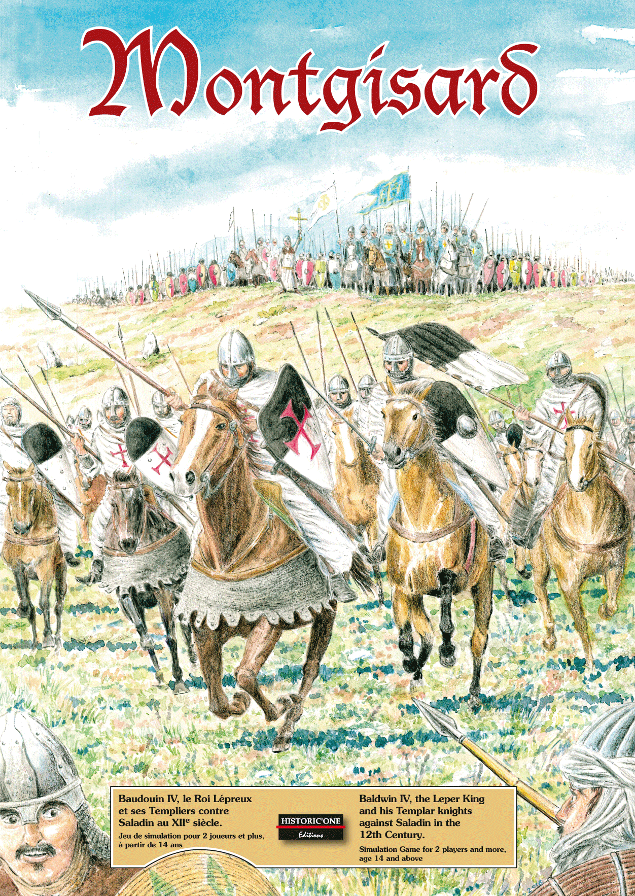 1252x1766  МОНТГИСАРД: Бой с человеком в государствах крестоносцев во времена Болдуина, прокаженного короля | Исторические издания | Cosim \ u0026 Wargames | Геймер штаб