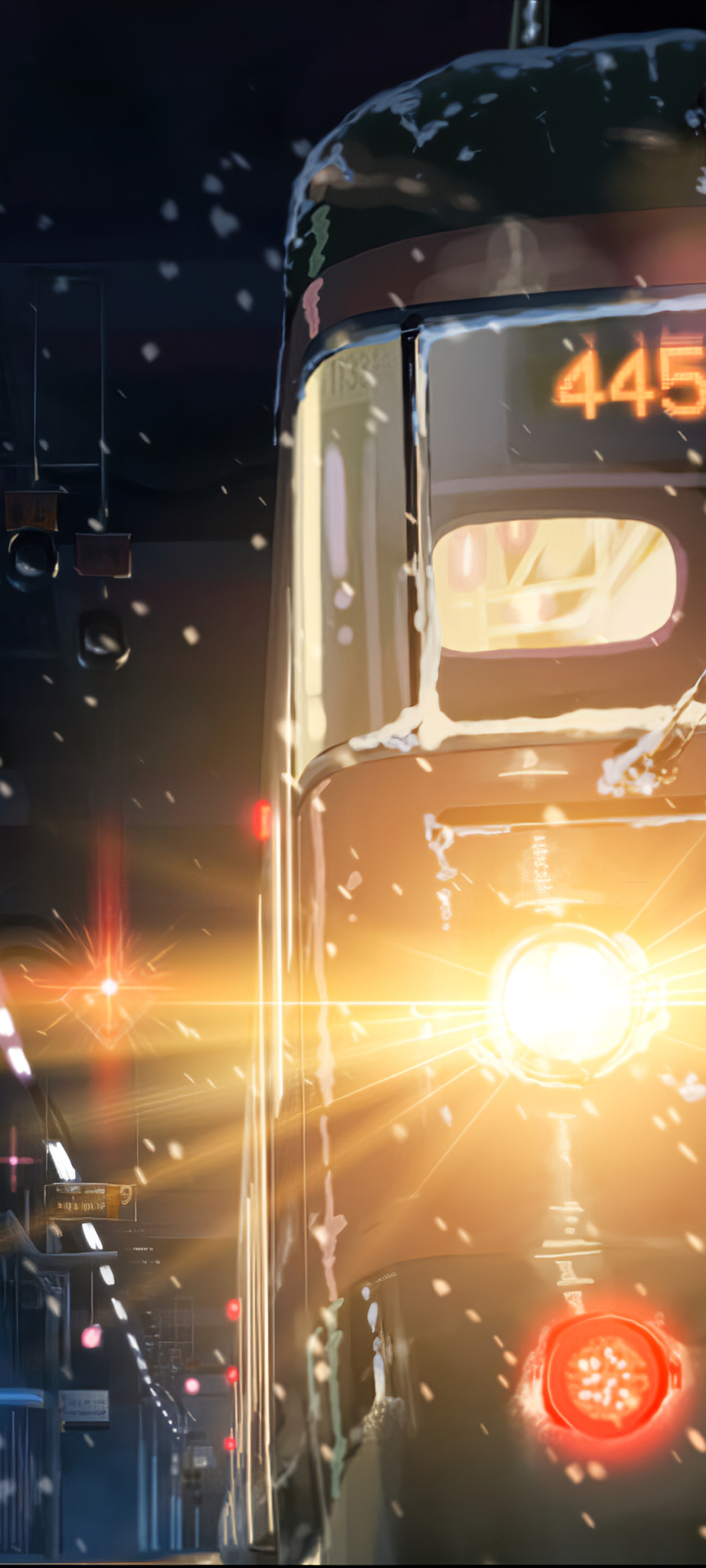 1080x2400  5 сантиметров в секунду обои телефона - мобильная пропасть