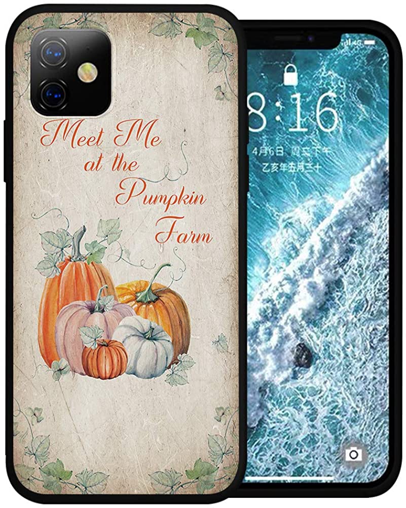 801x1000  Amazon.com: совместим с iPhone 13 Case 6,1 дюйма, тыква Дня Благодарения на старинном старом фоновом корпусе Ultra Slim Thin Silicone Cover против Scratch Shock-Resection Rubber Case: Celulares y Accesorios