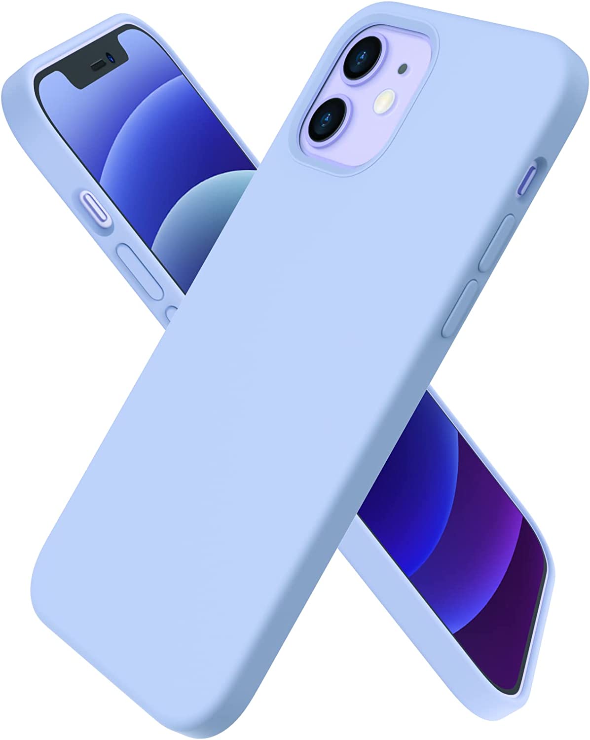 1196x1500  Ornarto, совместимый с iPhone 12/12 Pro 6.1 Силиконовый корпус, сверх тонкой полной защитной жидко