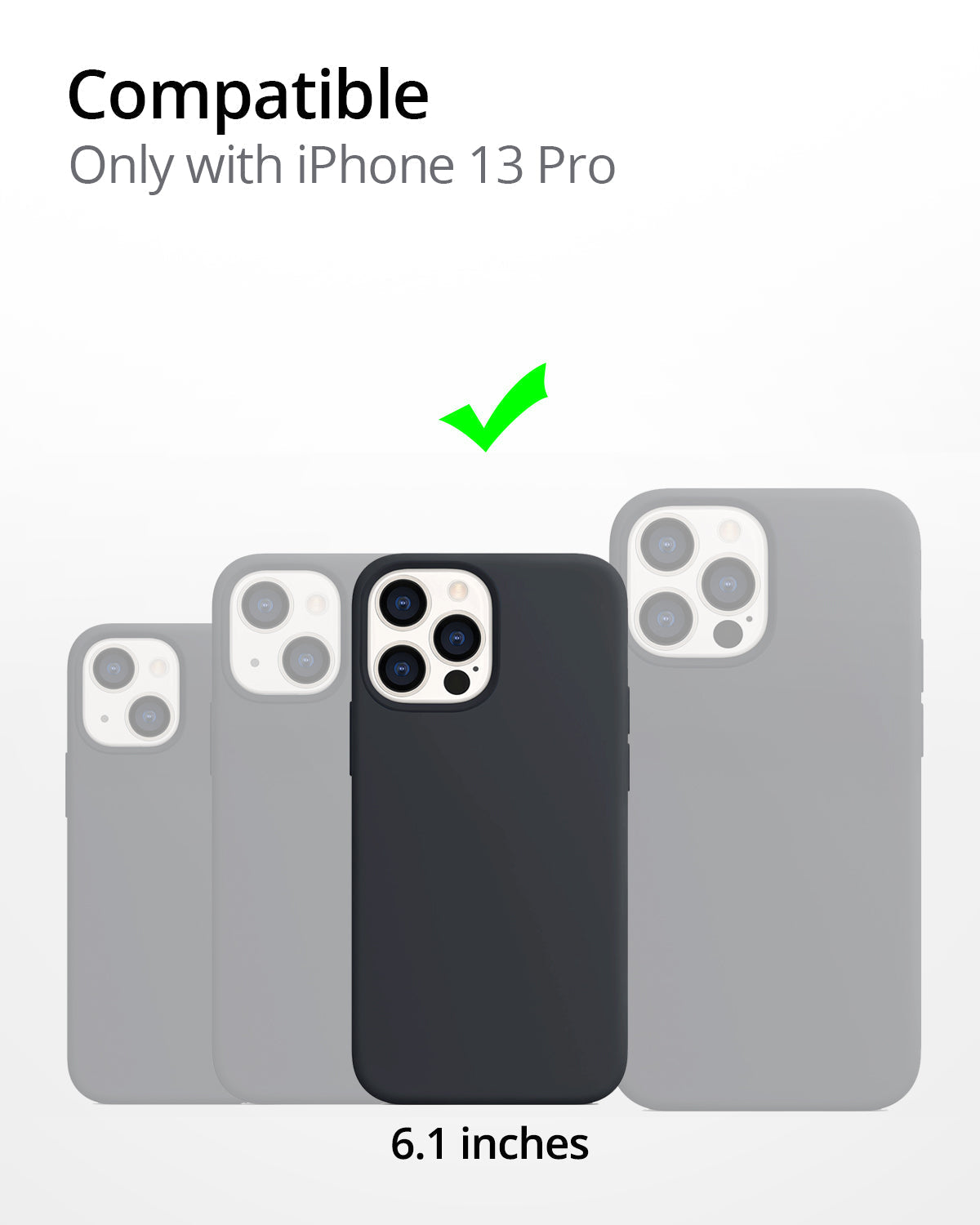 1200x1500  Raegr Magfix Силиконовый корпус / крышка, разработанная для iPhone 13 Pro (6.1-inc-raegr