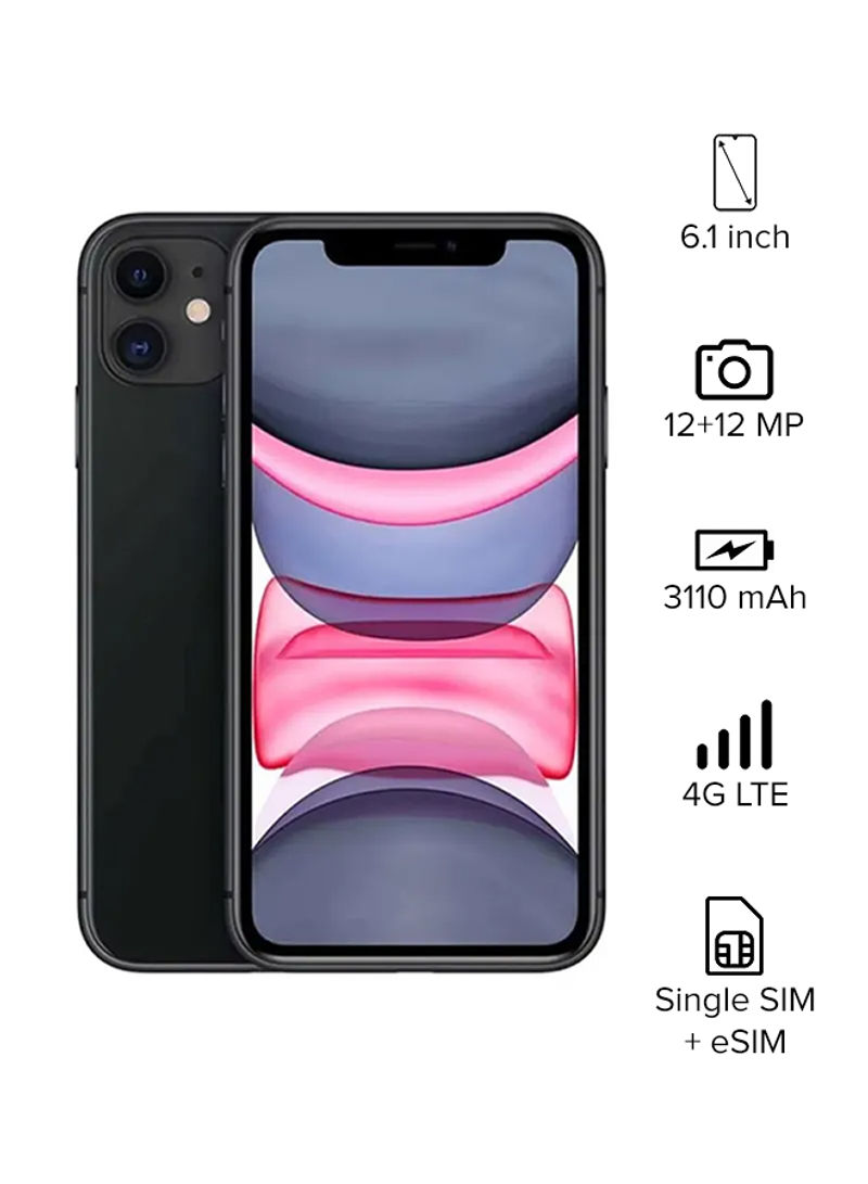 800x1091  Apple iPhone 11 - Black 128GB 4G LTE (2020 - Тонкая упаковка) - Международные спецификации цены и спецификации | Гобазар Саудовская Аравия