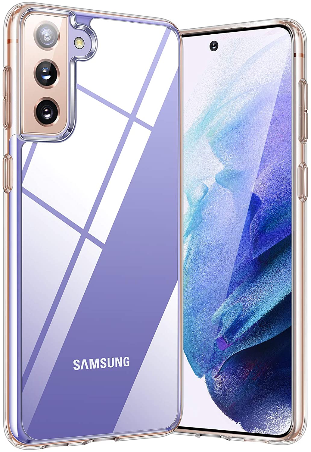 1033x1500  Купить Crystal Crase Case Samsung Galaxy S21 5G 6,2 дюйма, ультратонкий Slim Fit Protect Soft TPU Силикон {совместим с Samsung Galaxy S21 5G онлайн по самой низкой цене в Ubuy Nigeria. 943603453