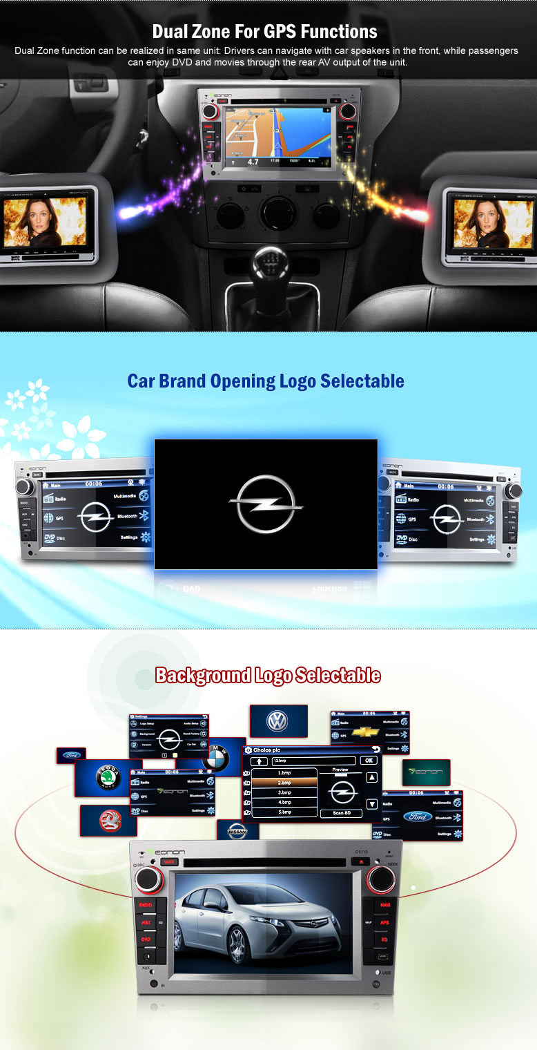 778x1520  Eonon D5110 | Автомобиль DVD | Конкретный автомобиль DVD | Автомобиль DVD для Opel/Vauxhall