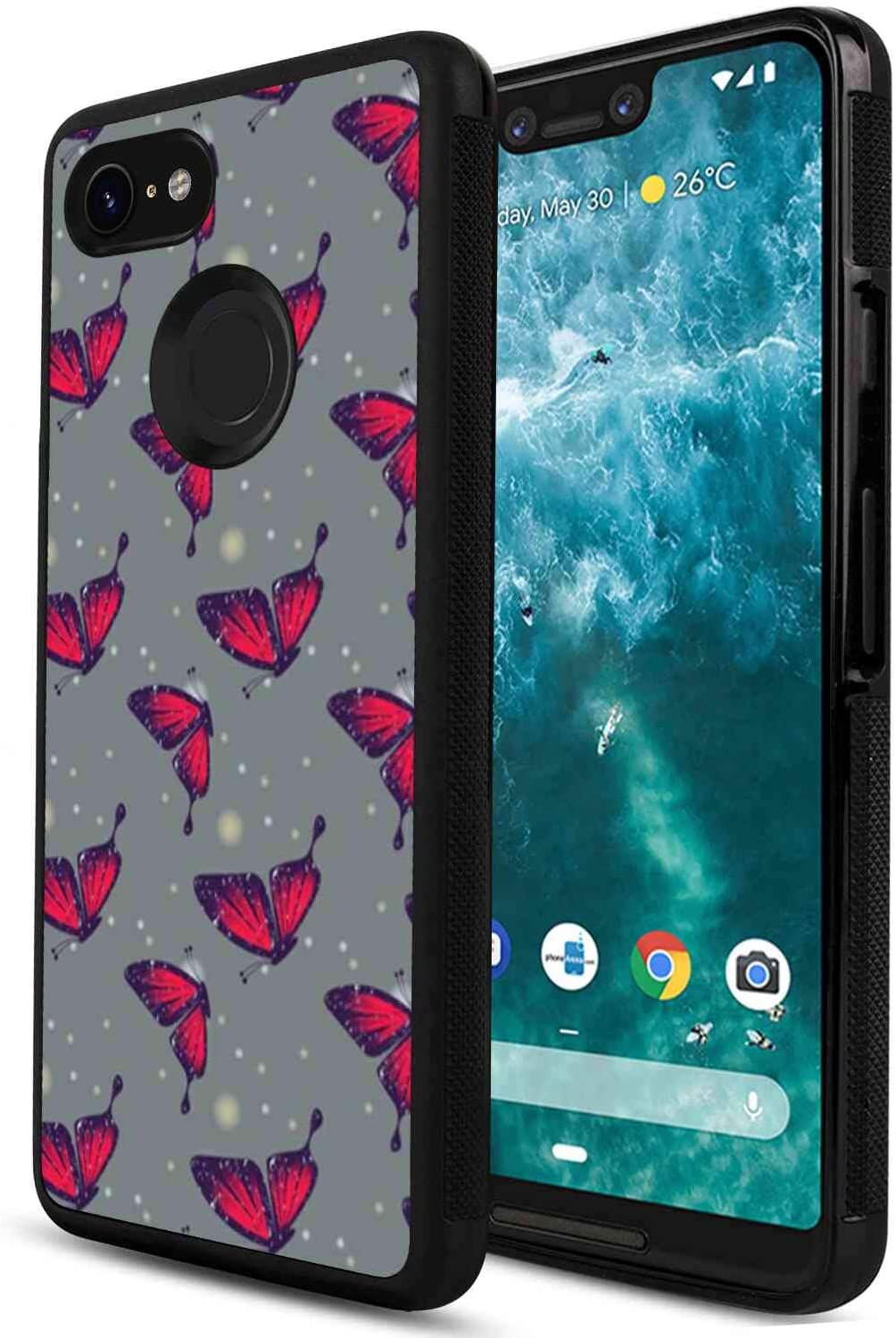 1004x1499  Google Pixel 3 XL Case [6.3inch] Обои бабочек: Amazon.ca: Электроника