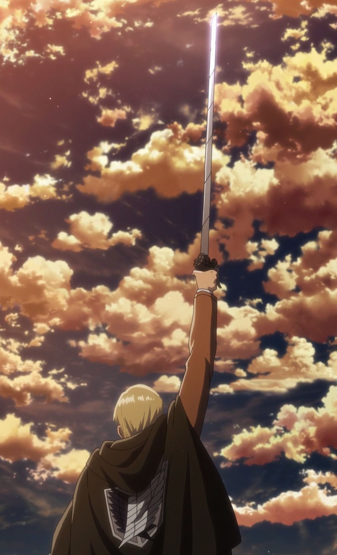 1169x1920  Erwin Smith AOT обои - пещера обоев