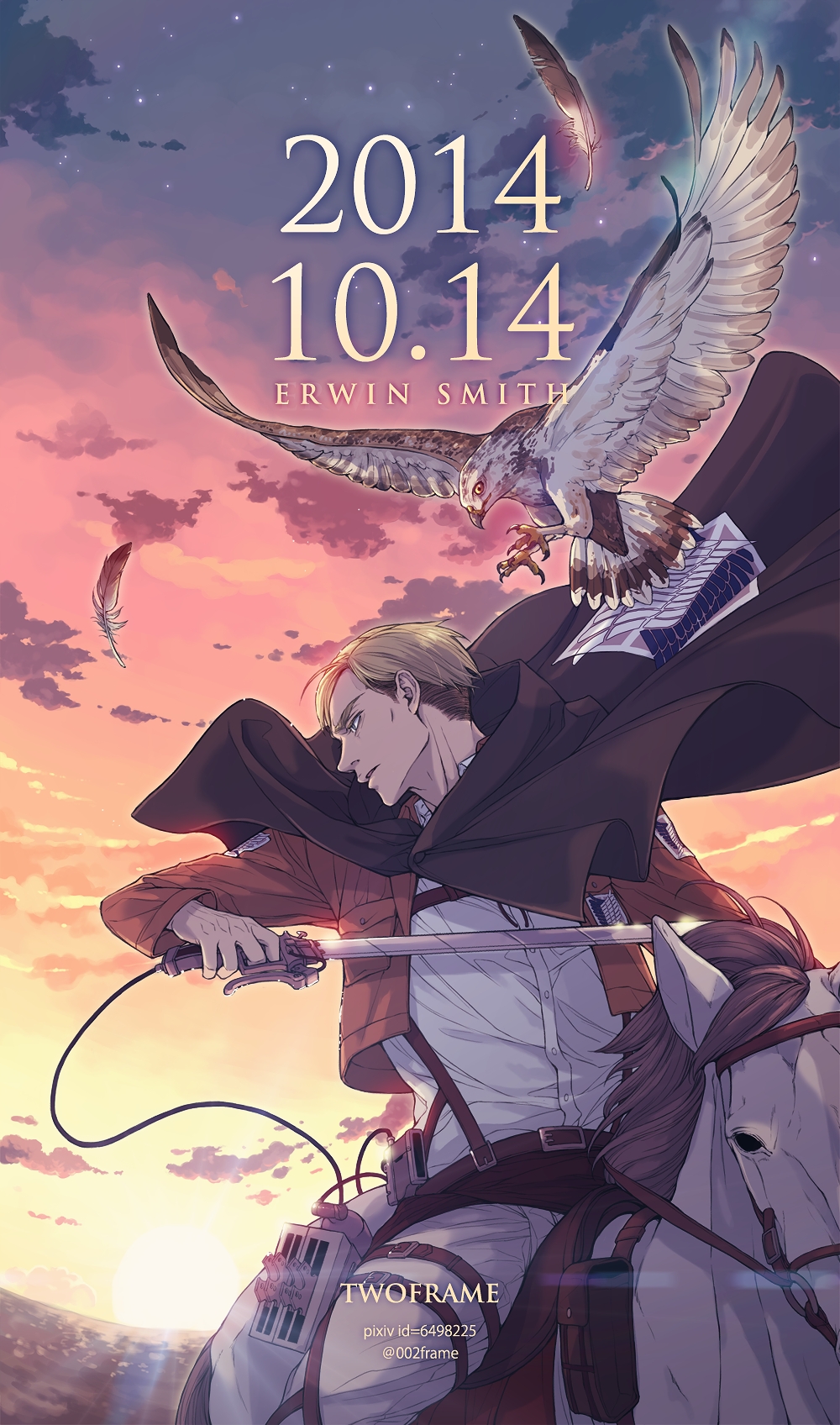 1000x1696  Эрвин Смит - Атака на Титана | Страница 2 из 72 - Zerochan Anime Image Board Mobile