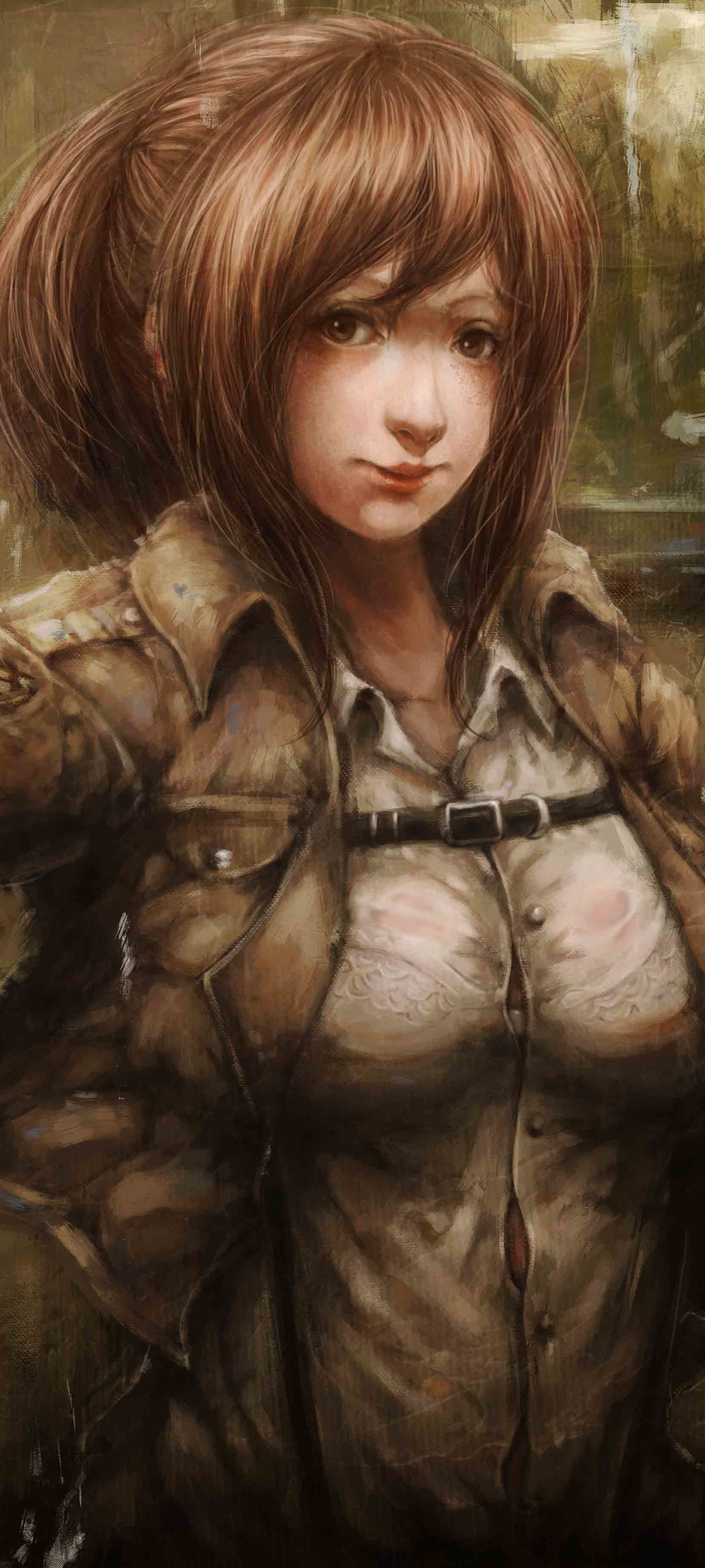 1440x3200  HD Обои рабочего стола: аниме, Shingeki no Kyojin, Attack on Titan, Sasha Blouse Скачать бесплатно изображение #1185408