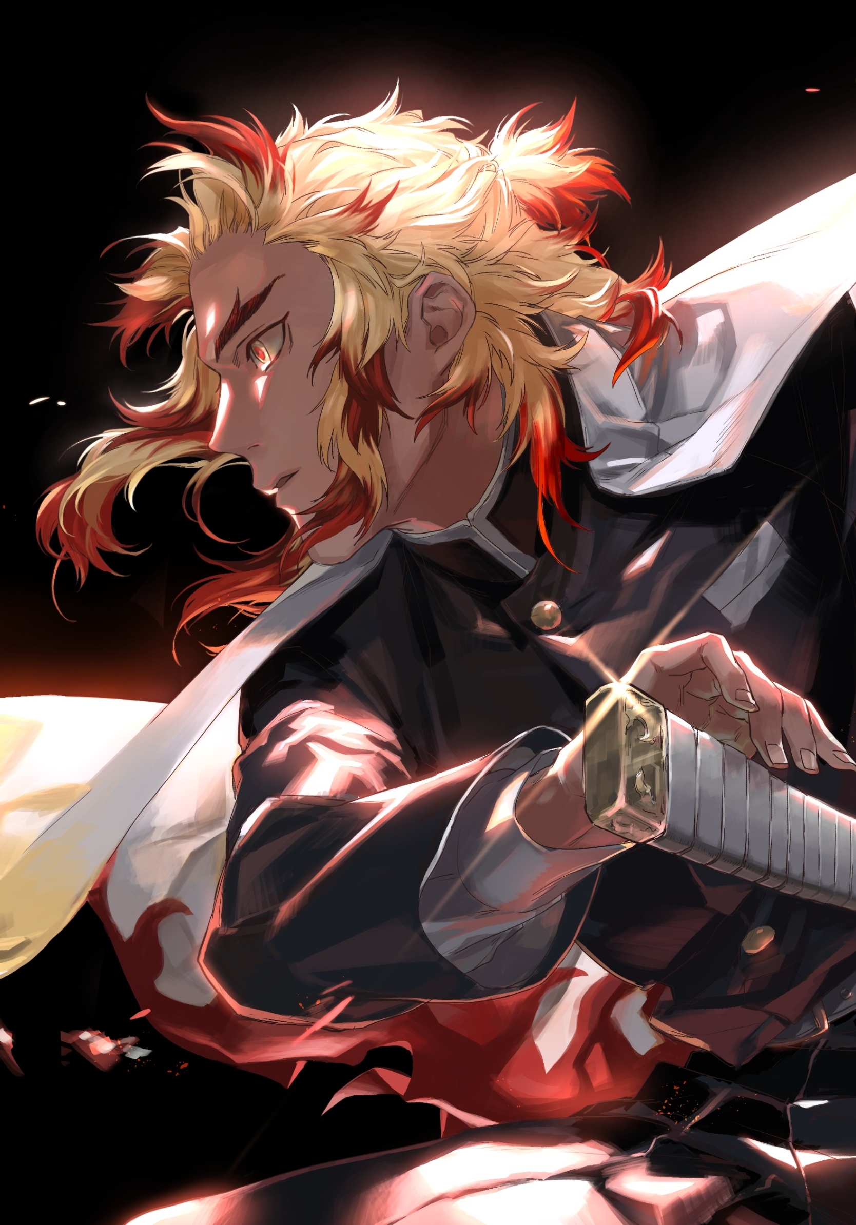 1668x2388  Demon Slayer rengoku Kyoujurou Обои Скачать | Mobcup