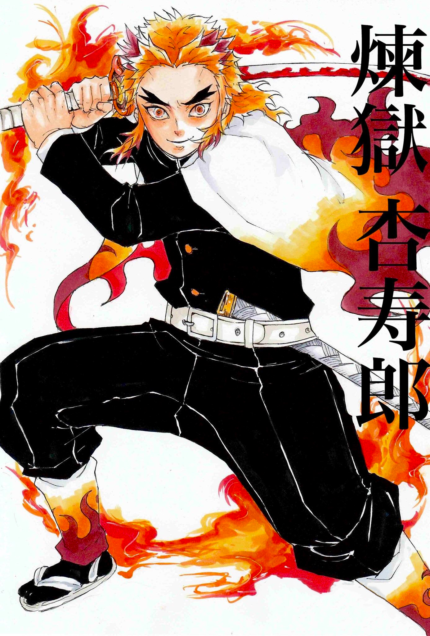 1386x2048  Kyoujurou rengoku - галерея обоев и сканирования - Minitokyo