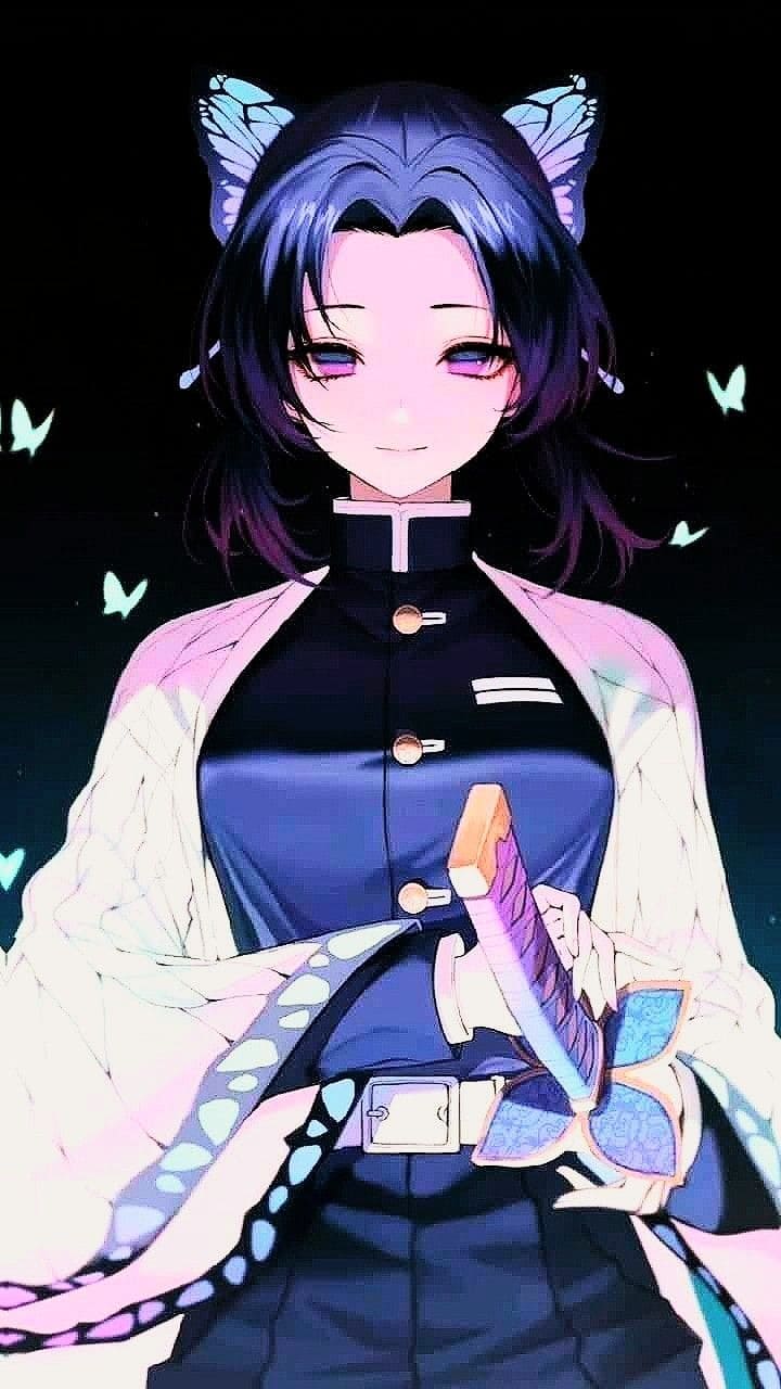 720x1280  Shinobu Kochou Phone обои - aniyuki.com