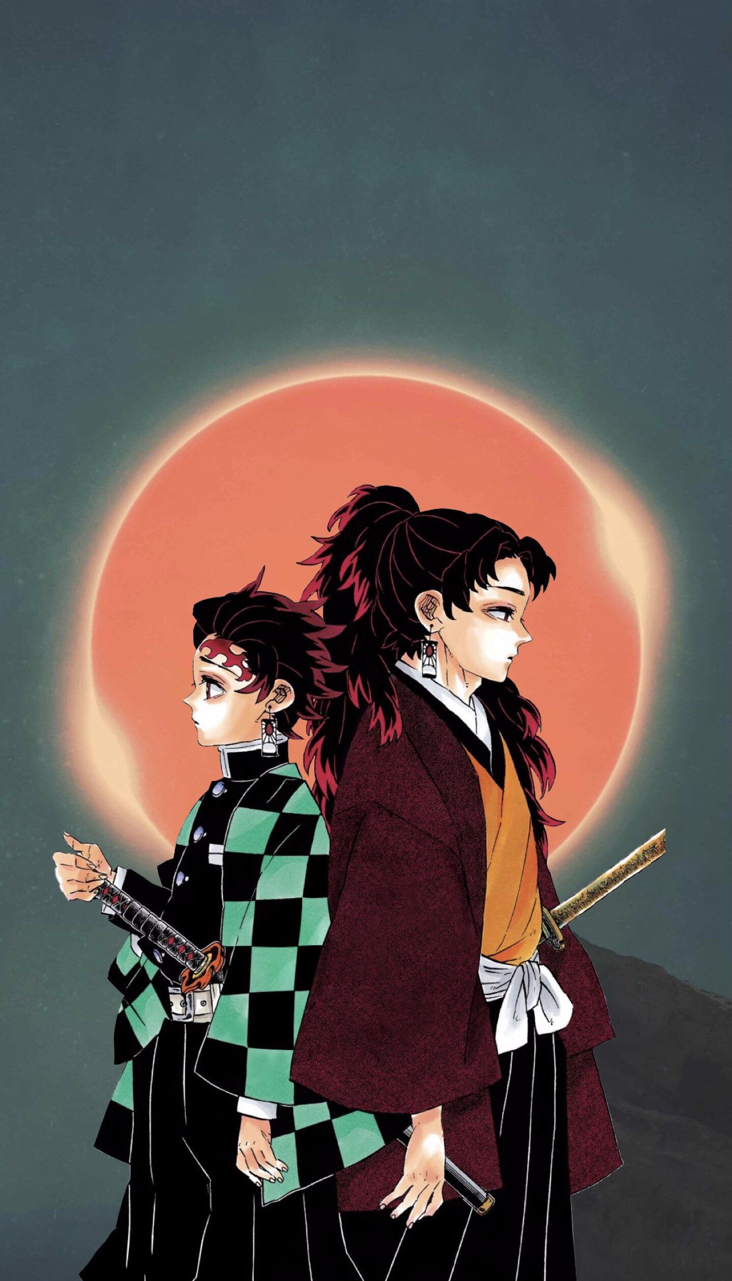 1439x2518  Обои Tanjiro и Yoriichi и Кокусибо обои: r/kimetsunoyaiba
