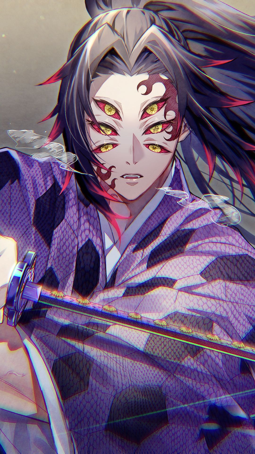 1080x1920  Мобильные обои: аниме, демоны Slayer: Kimetsu no Yaiba, Kokushibo (Demon Slayer), 1431477 Скачать картинку бесплатно.