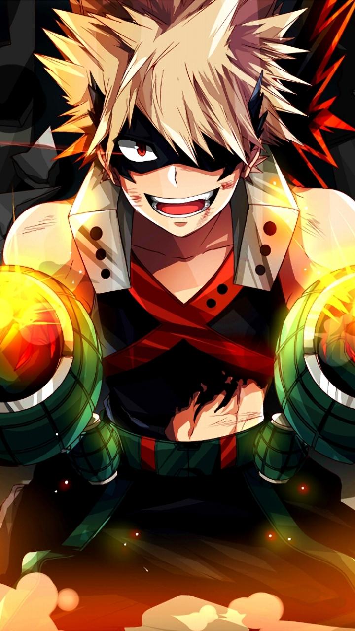 720x1280  Katsuki Bakugou My Hero Academia Wallpapers - пещера обоев