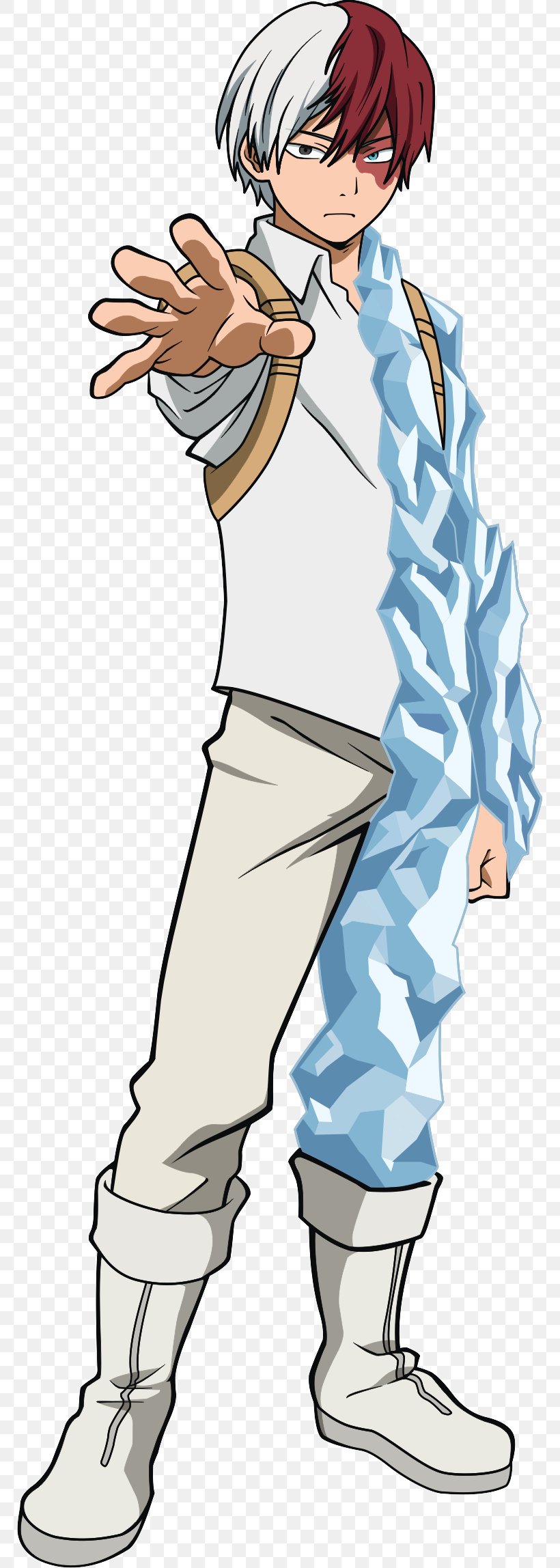 820x2296  Shouto Todoroki My Hero Academia Eijirou Kirishima Tenya Iida Katsuki Bakugou, Png, 769x2296px, акварель, мультфильм, цветок,