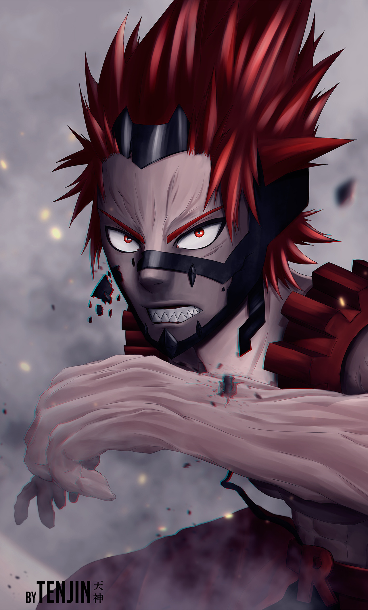 1280x2120  1280x2120 Eijiro Kirishima My Hero Academia 4K iPhone 6+ HD 4K Обои, изображения, фоны, фотографии и картинки