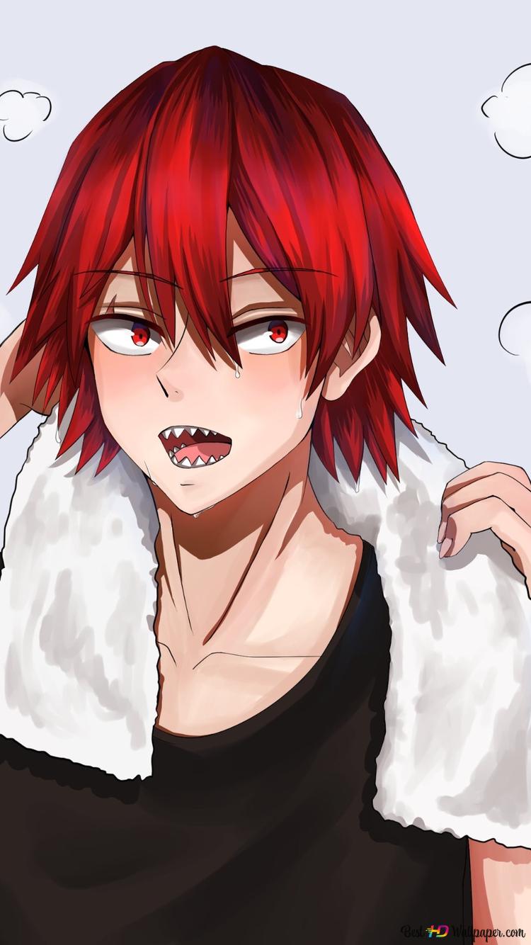 750x1334  My Hero Academia - Eijiro Kirishima Red Riot HD Скачать обои