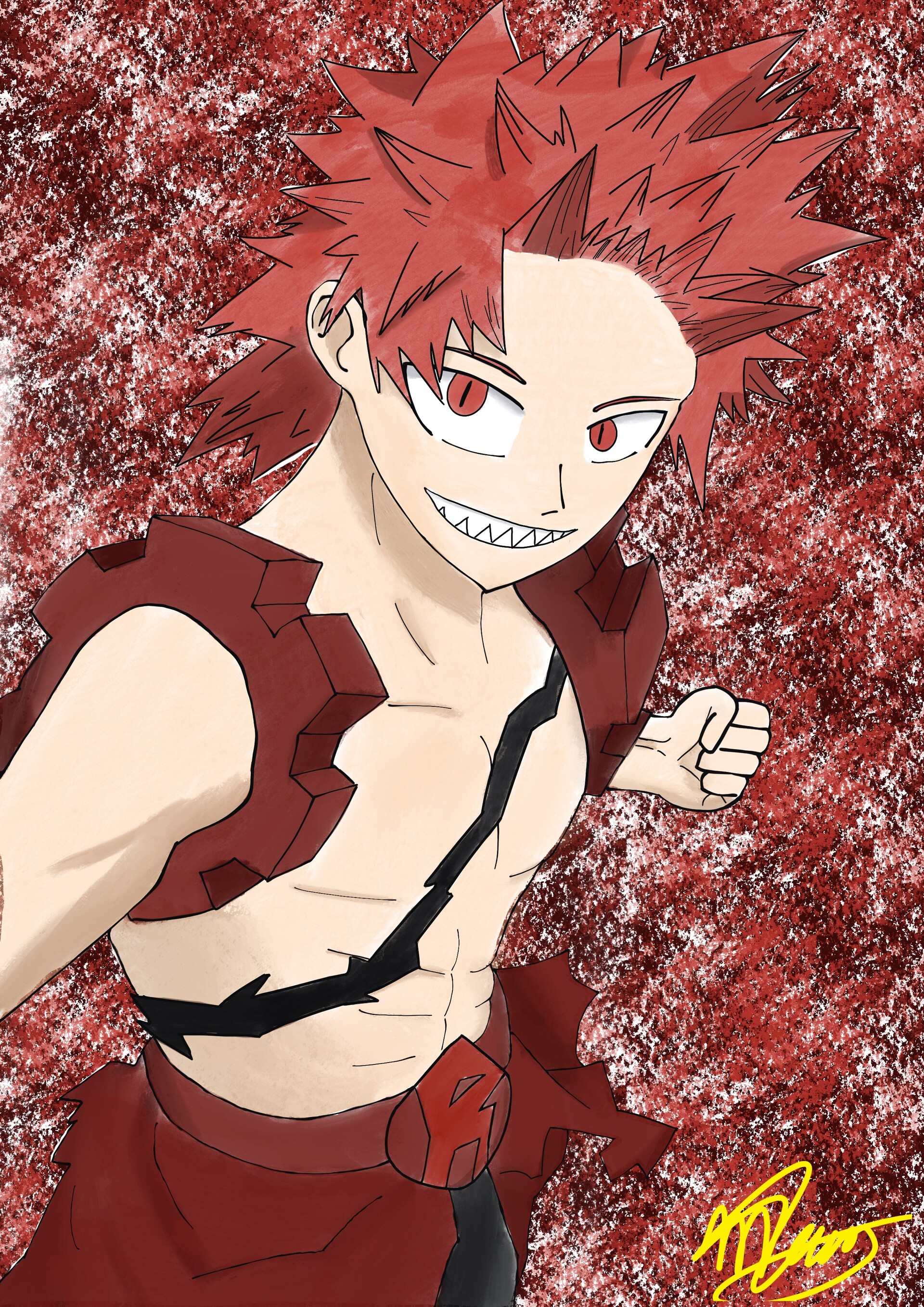 1920x2716  ArtStation - Eijiro Kirishima