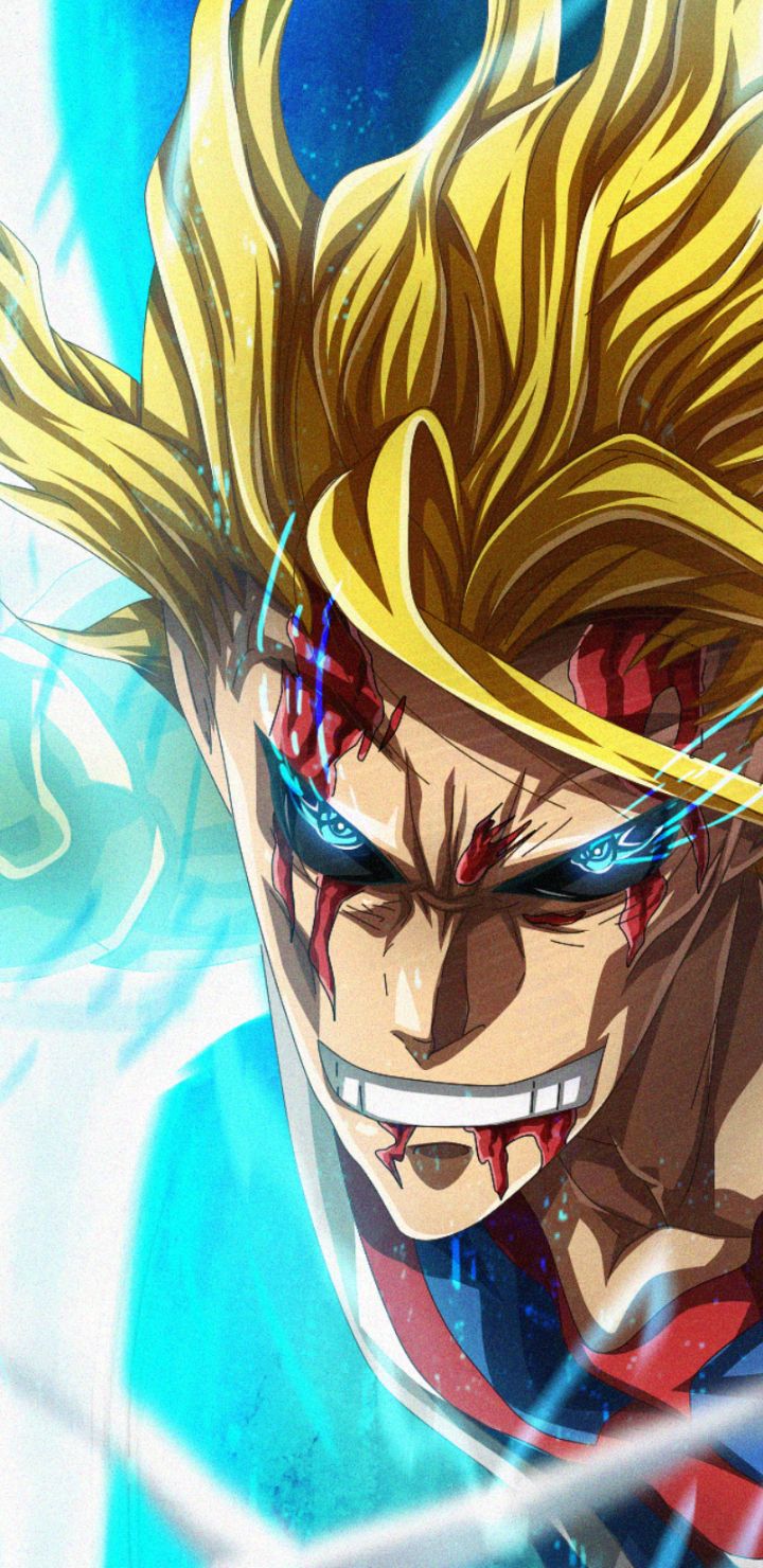 720x1480  Мобильные обои: аниме, мой герой, академия, All Might, Toshinori Yagi, 1151240 Скачать картинку бесплатно.