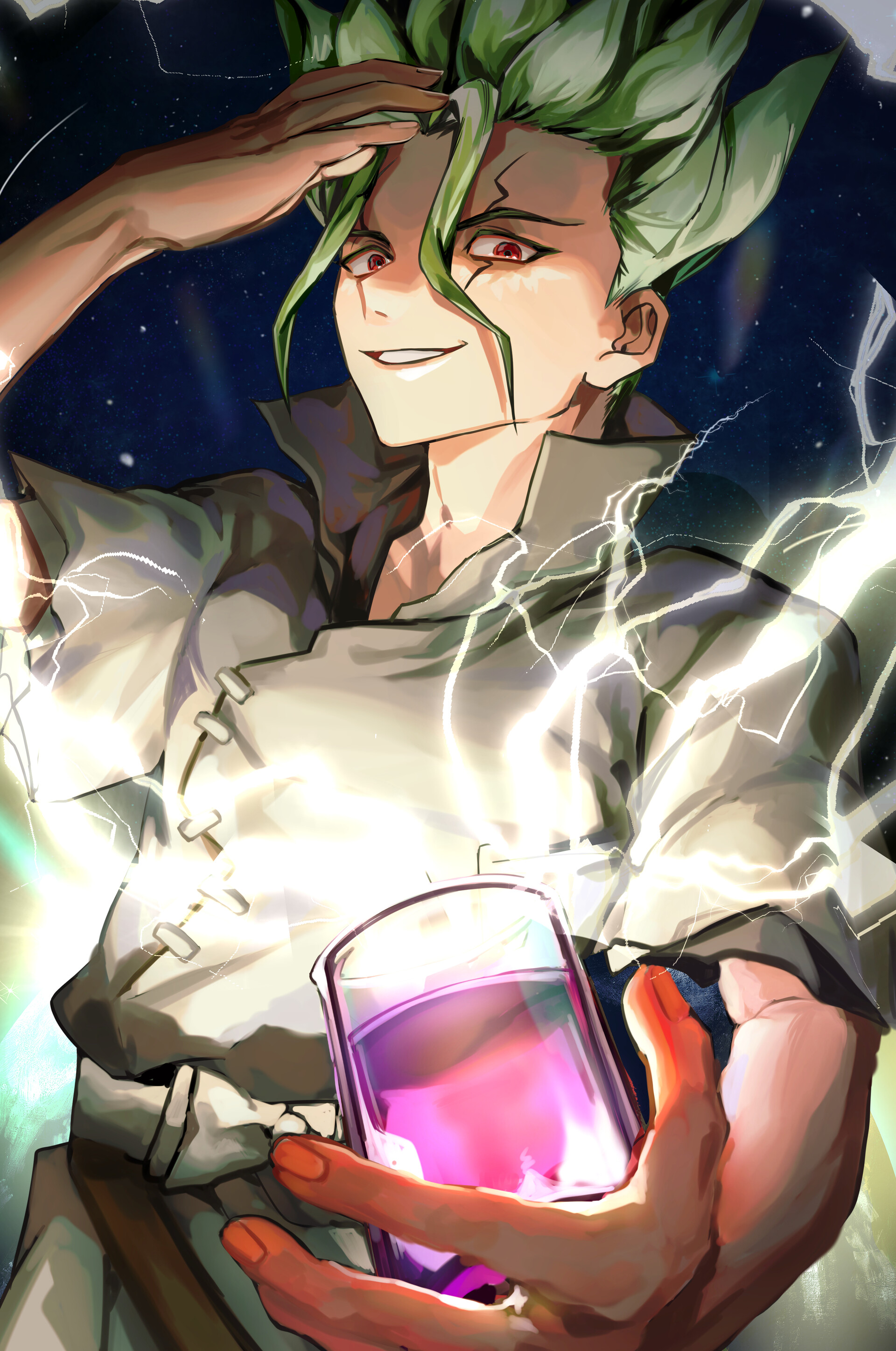 1920x2894  ArtStation - Drstone Senku