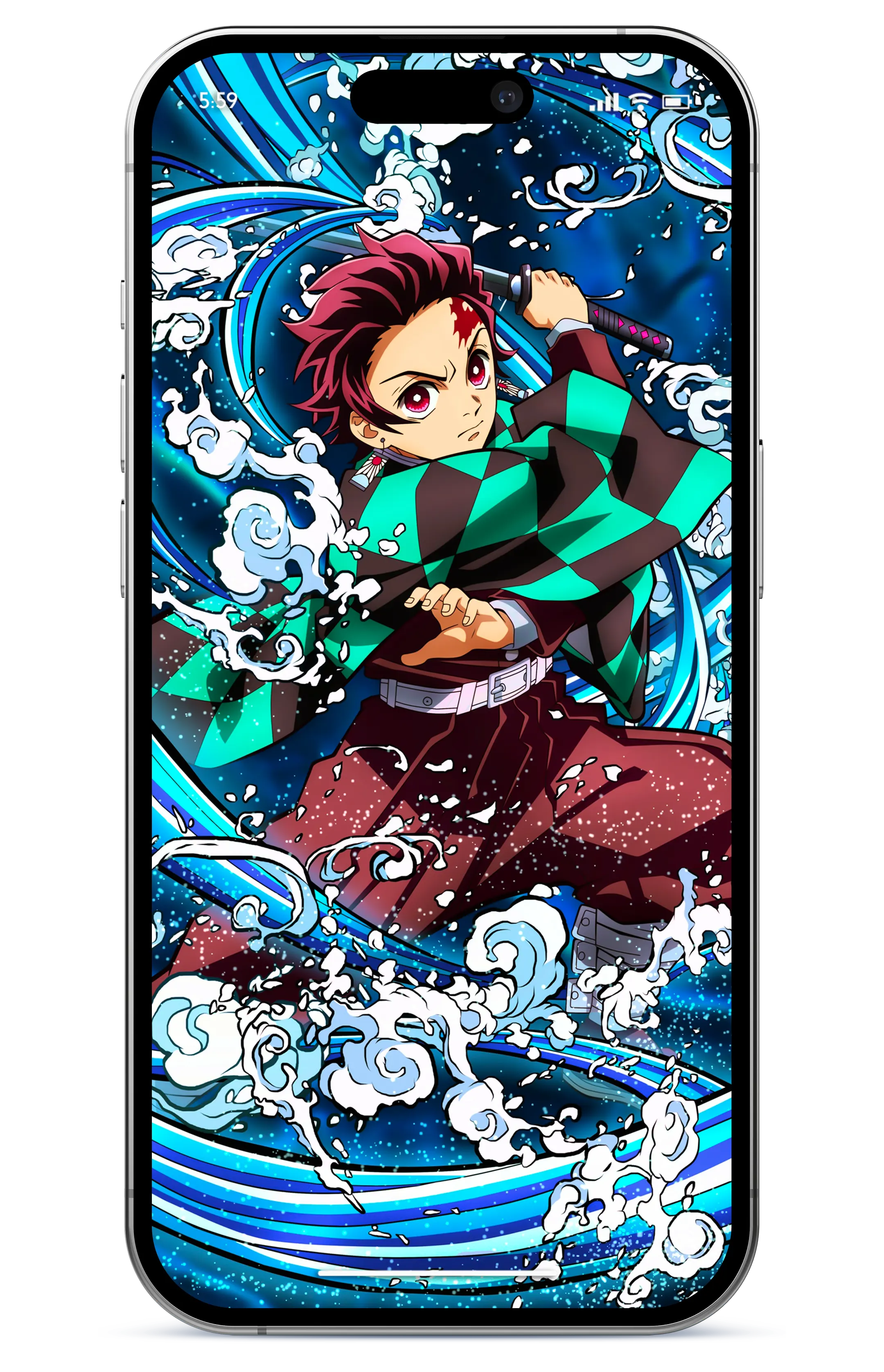 2160x3354  Tanjiro Kamado Demon Slayer 4K обои для телефона