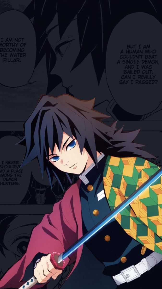 Гию Томиока обои на телефон