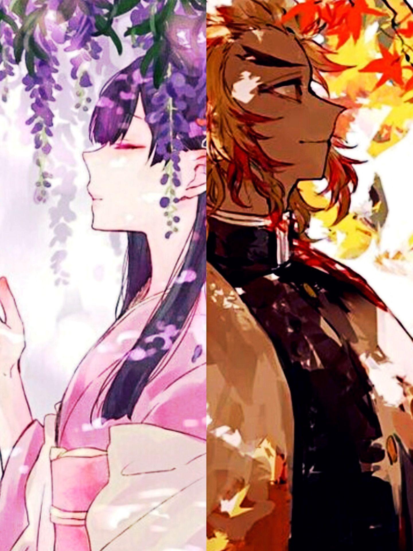 1440x1920  Kyojuro rengoku обои - пещера обоев