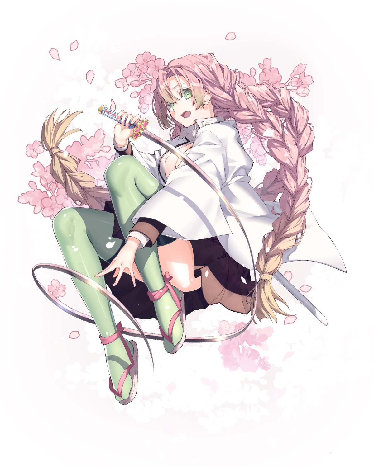 1200x1500  Kanroji Mitsuri - Kimetsu no Yaiba - обои от Pixiv Id 18597216 #2906945 - Zerochan Anime Image Board Mobile