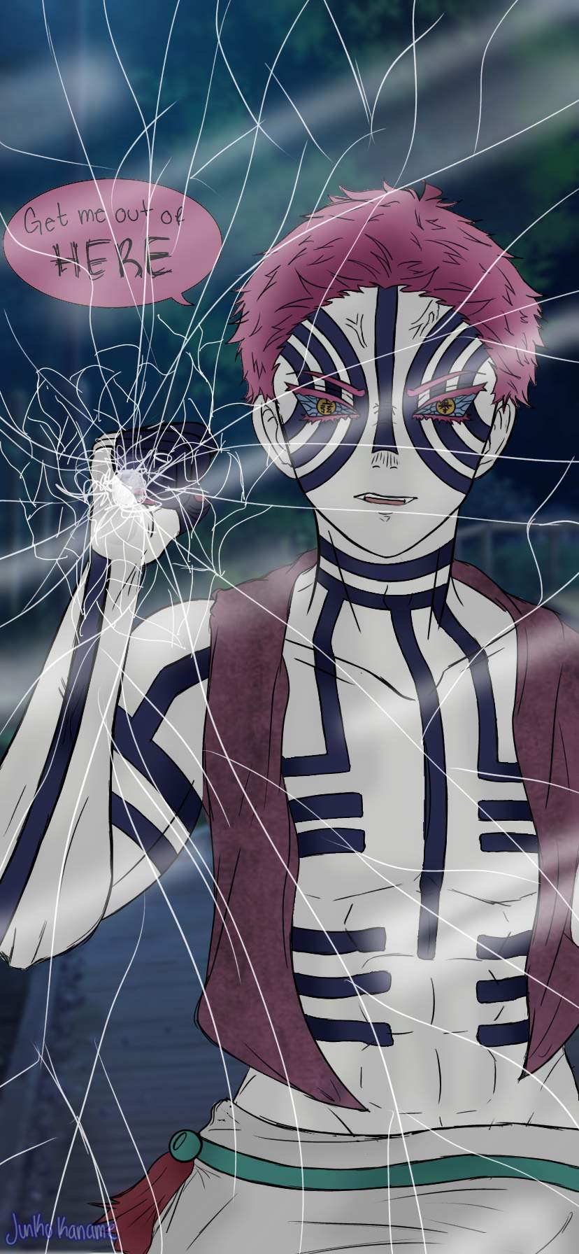 828x1792  Akaza iPhone обои - пещера обоев