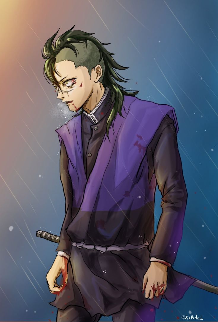 735x1088  Сохранить \ u0026 Следуйте | Genya Shinazugawa • Demon Slayer • kimetsu no yaiba