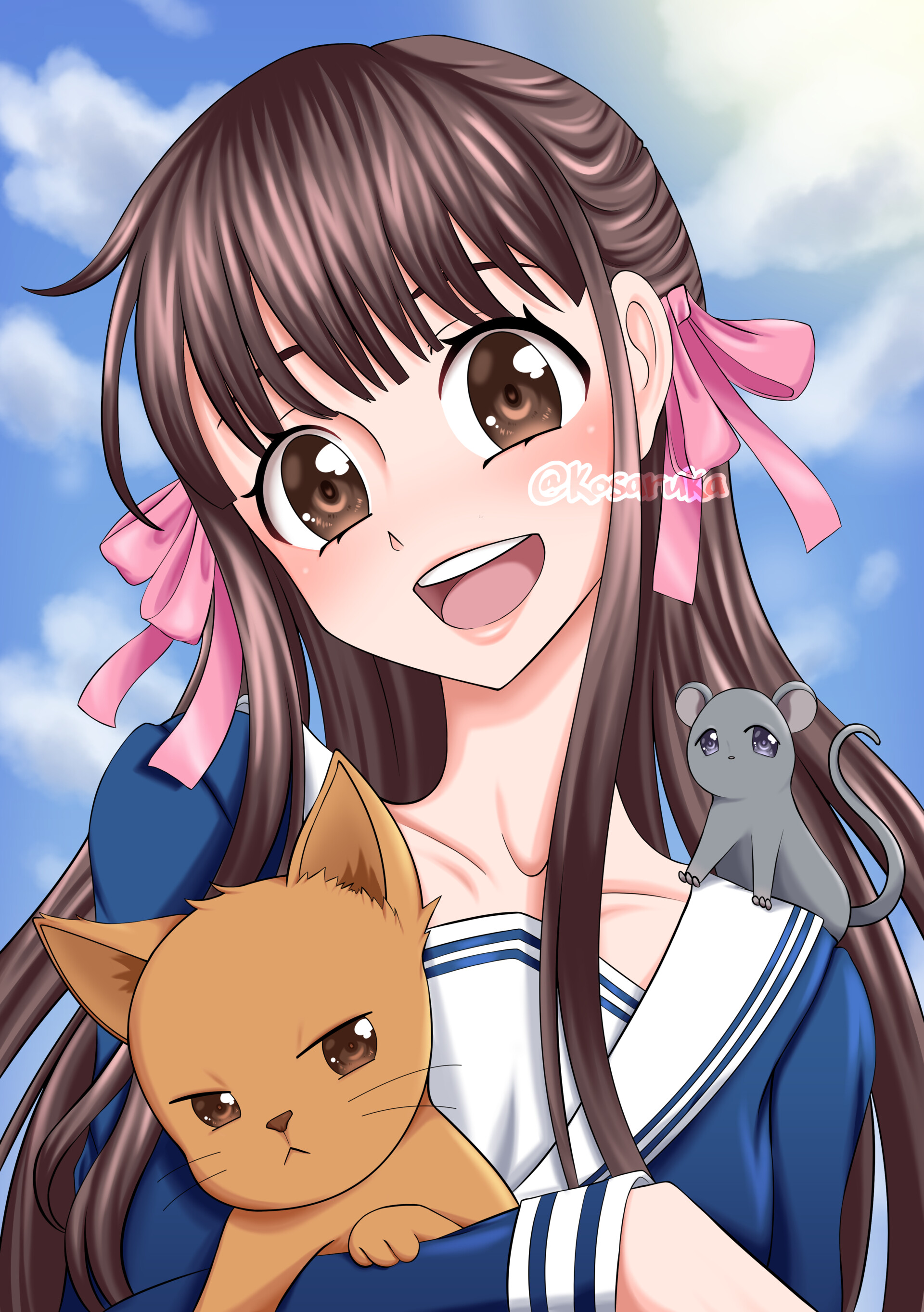 1920x2725  ArtStation - Tohru Honda - Fruit's Basket (2019)