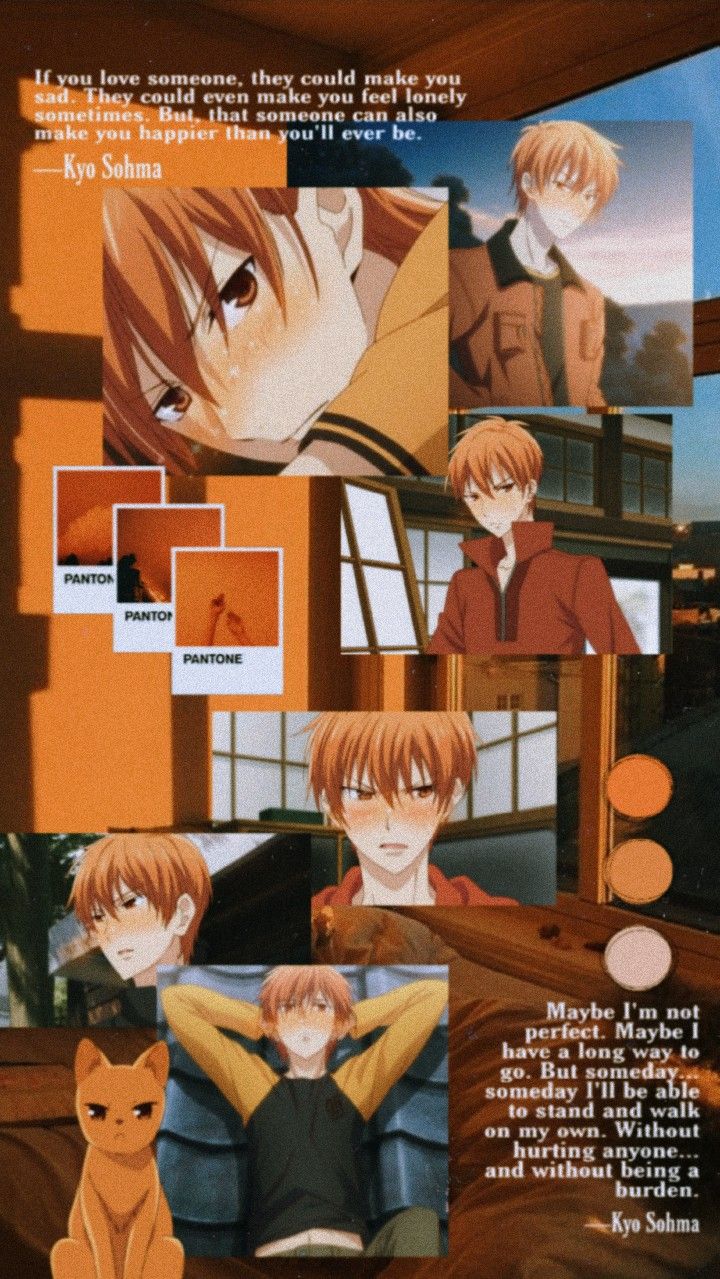 720x1279  kyo sohma🧡🧡 #freetoedit | Personajes de Anime, Fondo de Anime, Fondo de Pantalla de Anime
