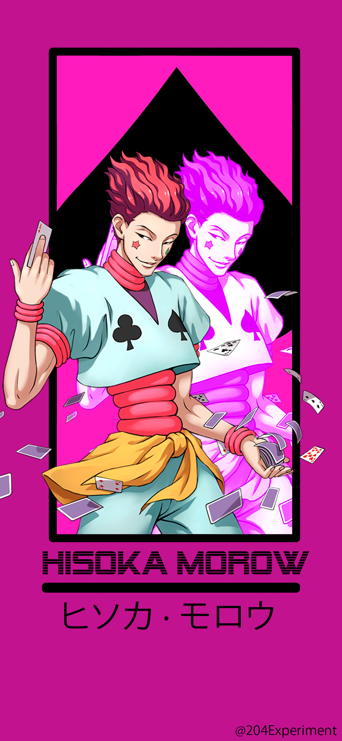 1125x2436  Hisoka обои: r/hunterxhunter