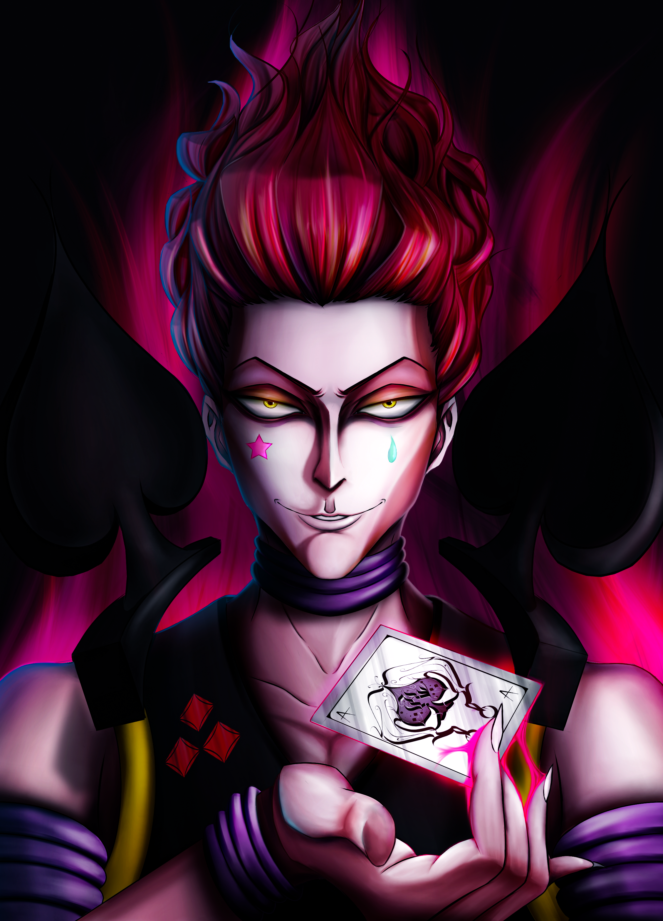 2257x3133  Hisoka morow fanart ☣🖤: r/hunterxhunter