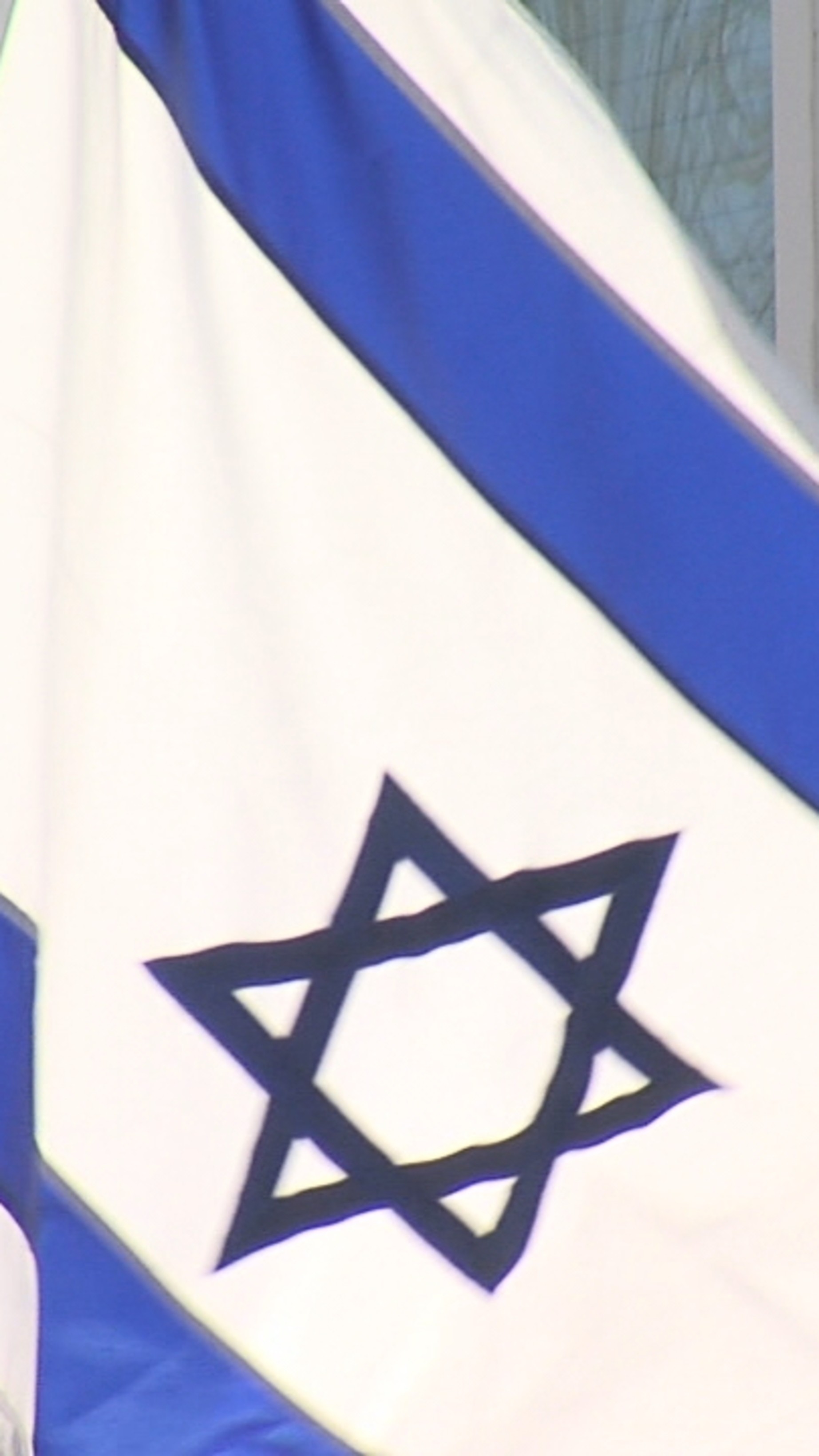 1845x3280  Пара Западного Эшли в флага боя с Хоа за их израильский флаг | WCIV