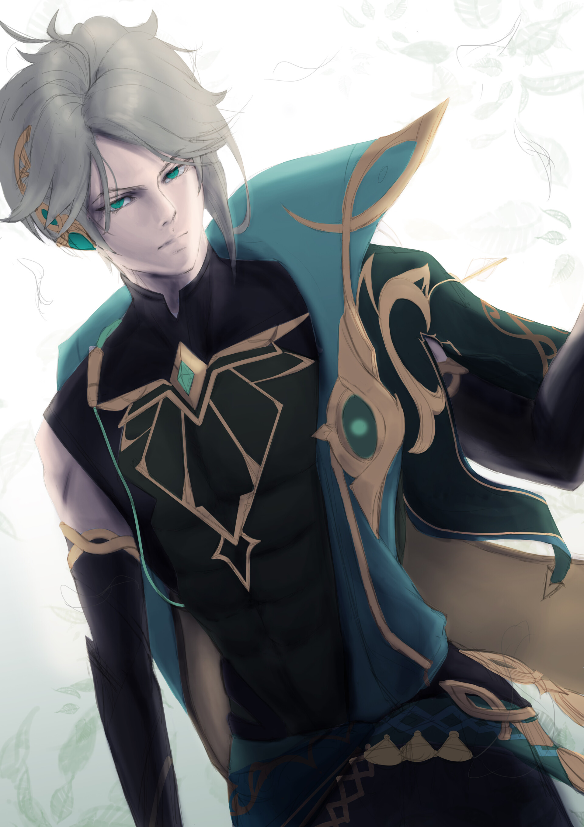 1920x2715  ArtStation - Alhaitham - Genshin Impact Fanart
