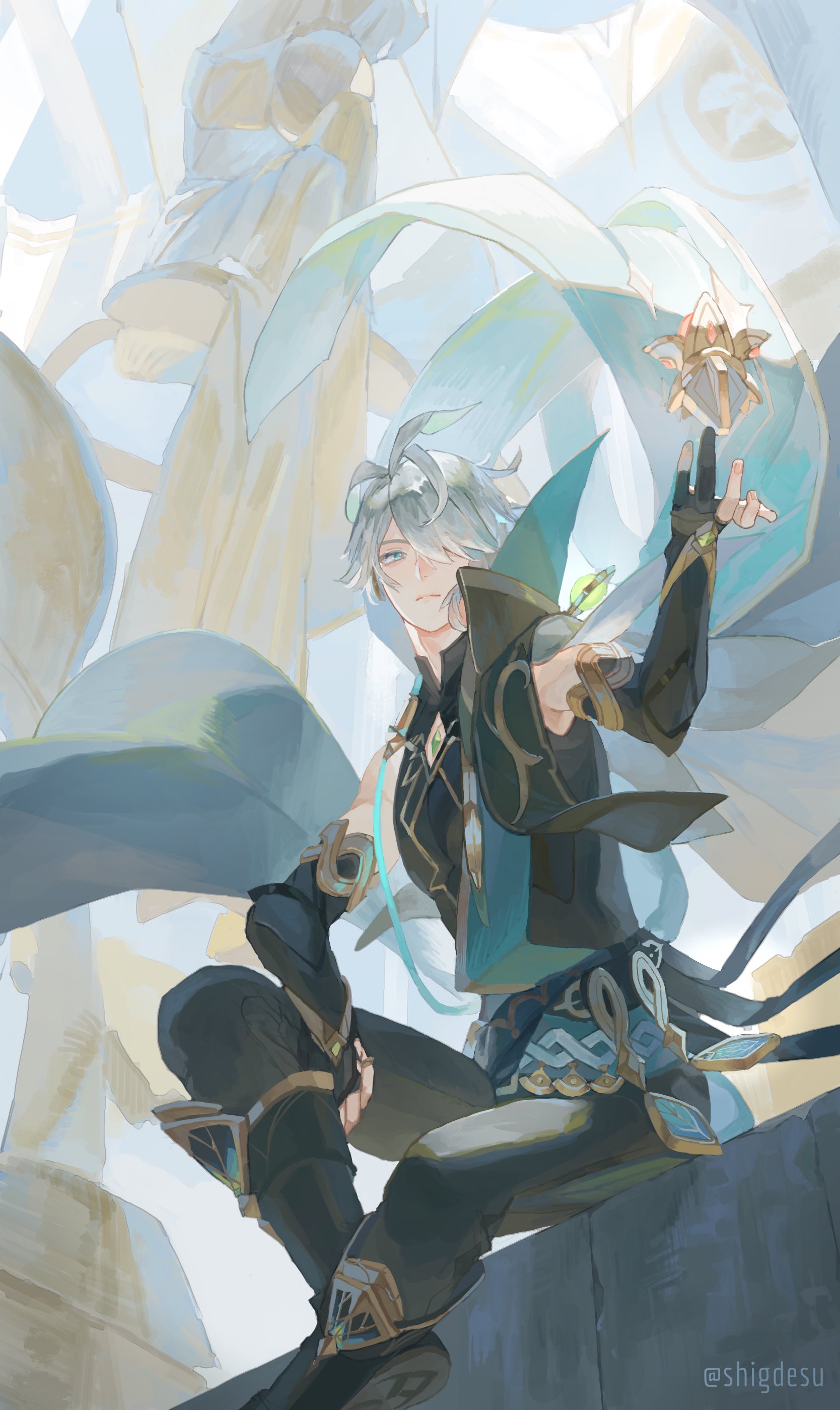 1668x2799  Alhaitham - Genshin Impact | Страница 3 из 13 - Zerochan Anime Image Board Mobile