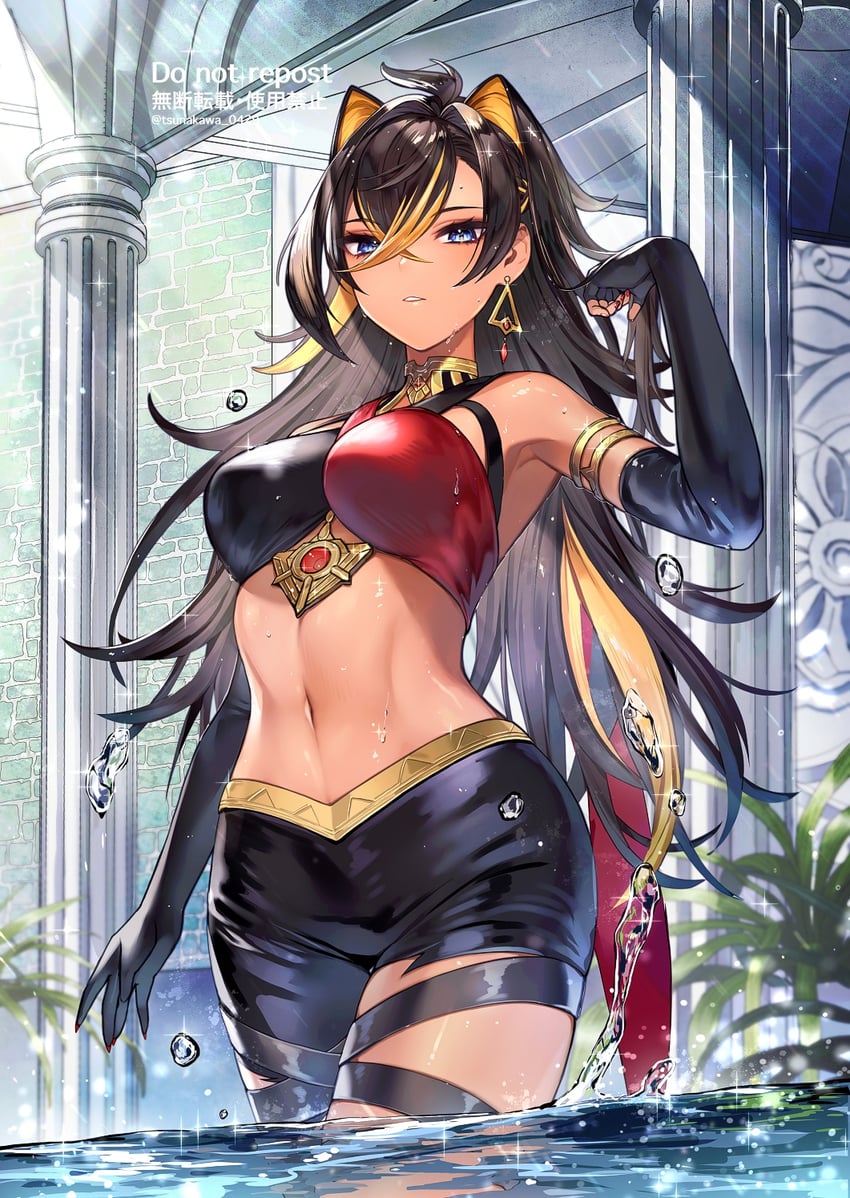 850x1198  Dehya обои - пещера обоев