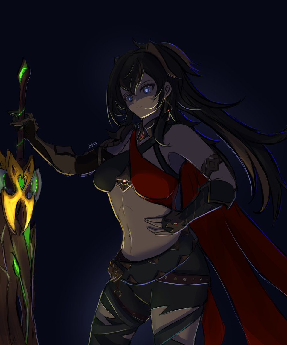 960x1152  Dehya из Genshin Opan - Иллюстрации Art Street